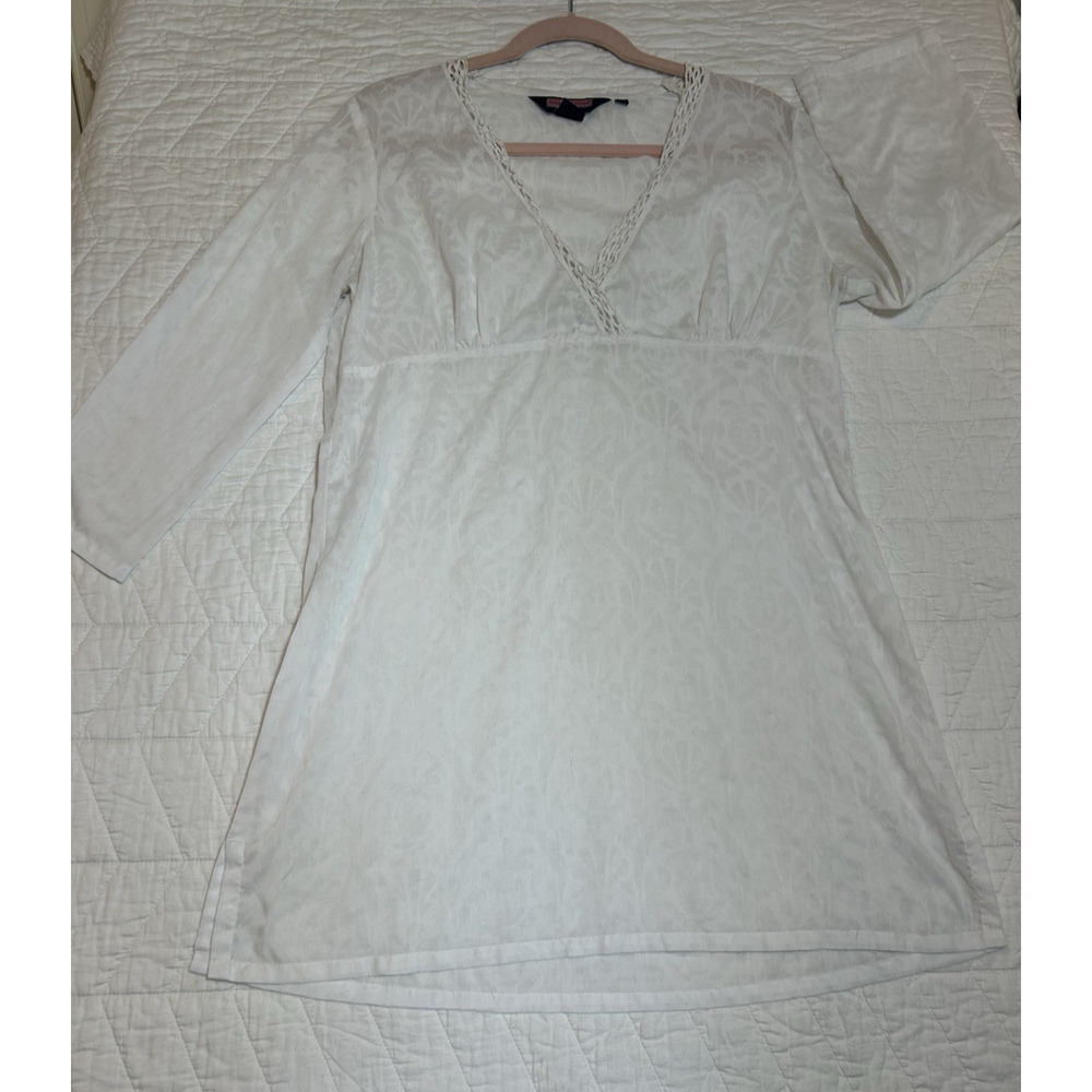 Vineyard Vines White Beach Coverup Dress Size Large